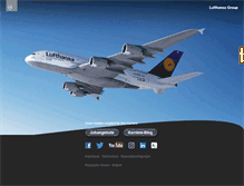 Tablet Screenshot of be-lufthansa.com